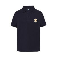 POLO MANCHES COURTES BLEU MARINE TAILLE 1-2 ANS