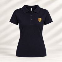 POLO MANCHES COURTES FILLE MARINE TAILLE S