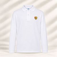 POLO MANCHES LONGUES BLANC TAILLE 1-2 ANS