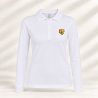 POLO MANCHES LONGUES FILLE BLANC TAILLE XS