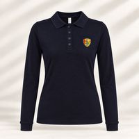 POLO MANCHES LONGUES FILLE MARINE TAILLE XS