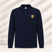 POLO MANCHES LONGUES GARCON MARINE TAILLE XS