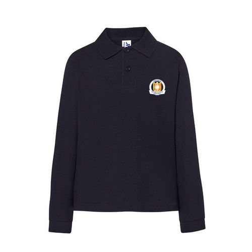 POLO MANCHES LONGUES MARINE TAILLE XS