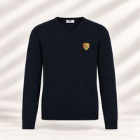 PULL COL V ENFANT MARINE TAILLE 3-4 ANS
