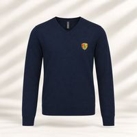 PULL EPAIS COL V MARINE ENFANT 6-8 ANS