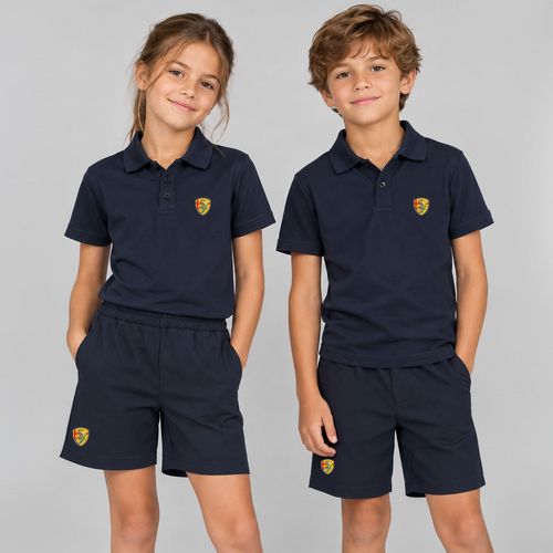 SHORT SPORT ENFANT SANS FILET MARINE 3-4 ANS