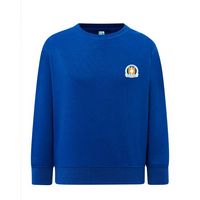 SWEAT COL ROND BLEU ROYAL UNISEXE TAILLE XS