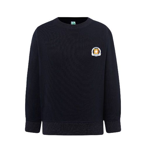 SWEAT COL ROND MARINE TAILLE 1-2 ANS