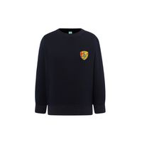 SWEAT COL ROND MARINE TAILLE 3-4 ANS