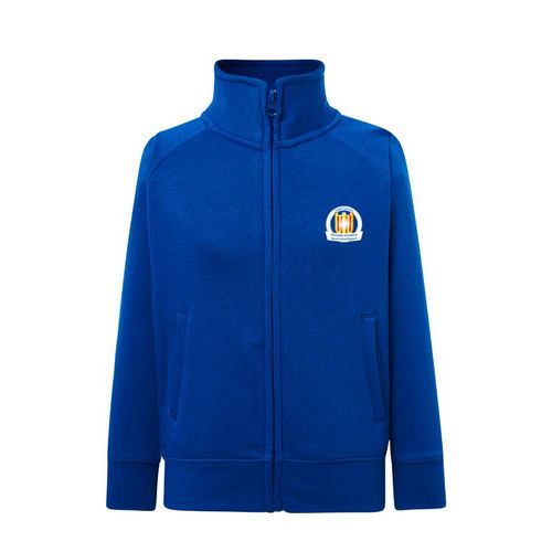 SWEAT ZIPPE BLEU ROYAL TAILLE 1-2 ANS 