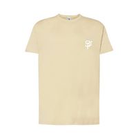 T SHIRT MANCHES COURTES BEIGE TAILLE XS 