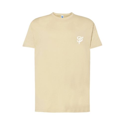 T SHIRT MANCHES COURTES BEIGE TAILLE XS 