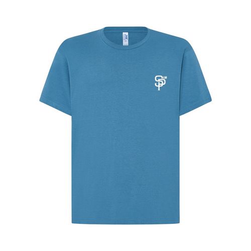 T SHIRT MANCHES COURTES BLEU PETROL TAILLE XS 