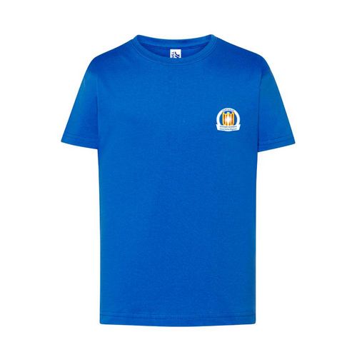 T SHIRT MANCHES COURTES BLEU ROYAL TAILLE 3-4 ANS