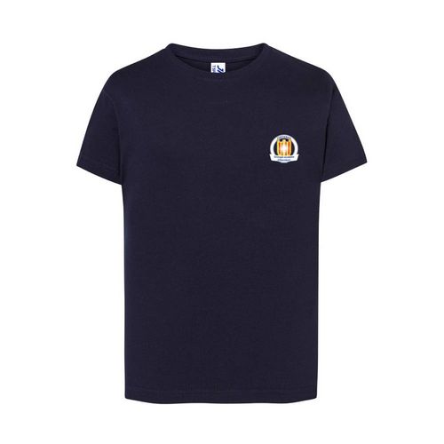 T SHIRT MANCHES COURTES MARINE TAILLE 3-4 ANS