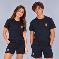T SHIRT MC SPORT UNISEXE MARINE S