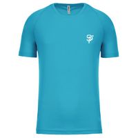T SHIRT MC SPORT UNISEXE TURQUOISE XS